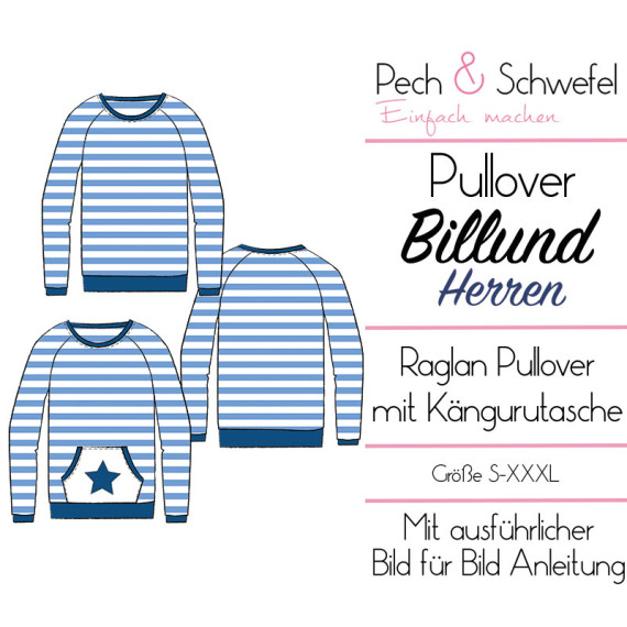 Ebook - Pullover Billund Herren - Größe S bis XXXL von Pech und Schwefel